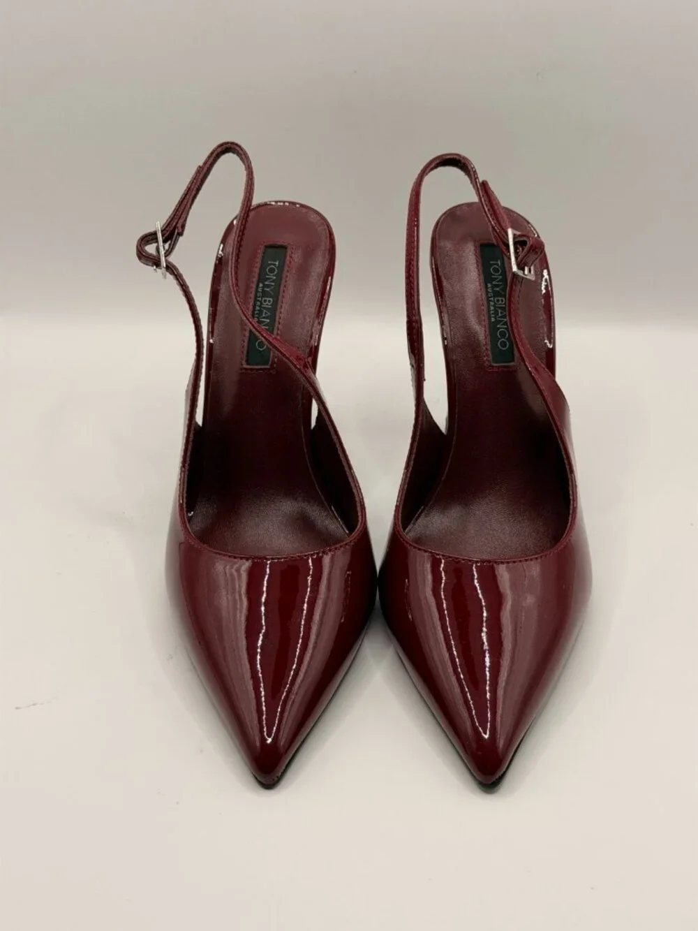 Tony Bianco Womens Asti Sling Back Sexy Red High Heel Slingback Sz 7